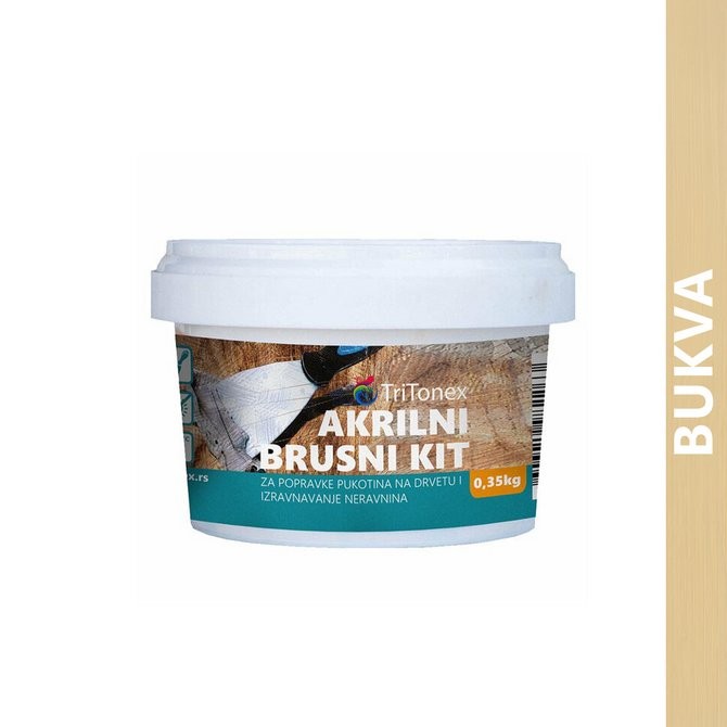 TRITONEX Akrilni brusni kit, 0.35kg, Bukva