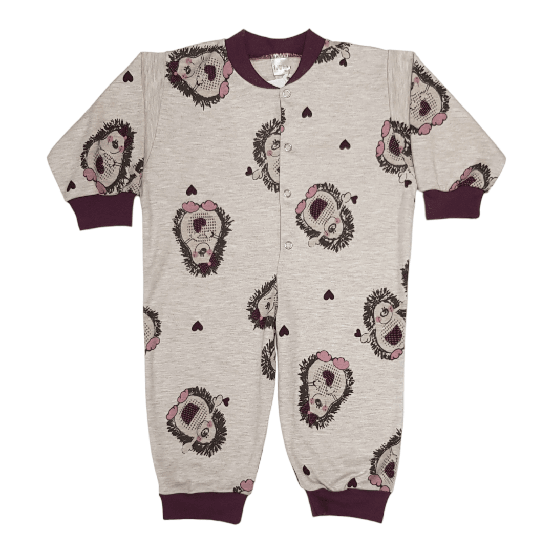 IVONA Zeka bez stopala za bebe Jež, Bordo