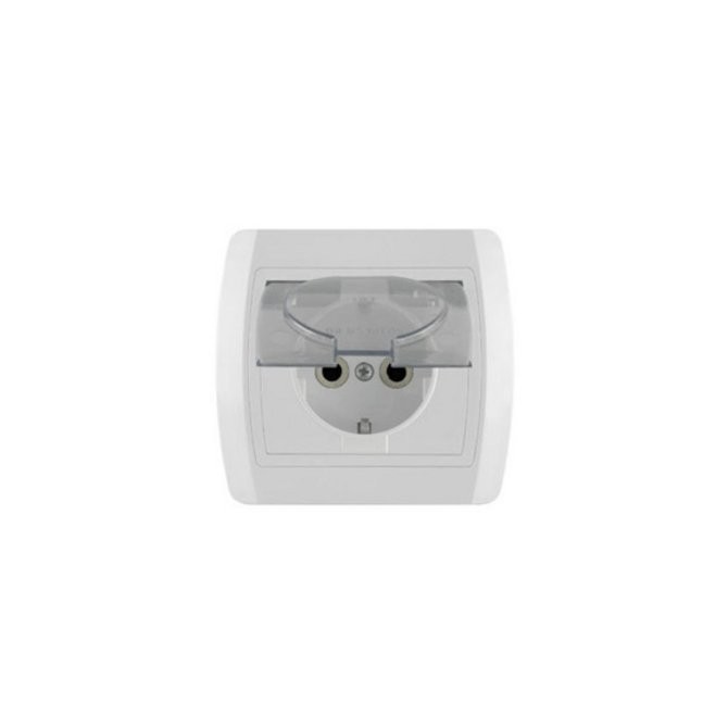 METALKA Dvopolna priključnica sa poklopcem Status 9064