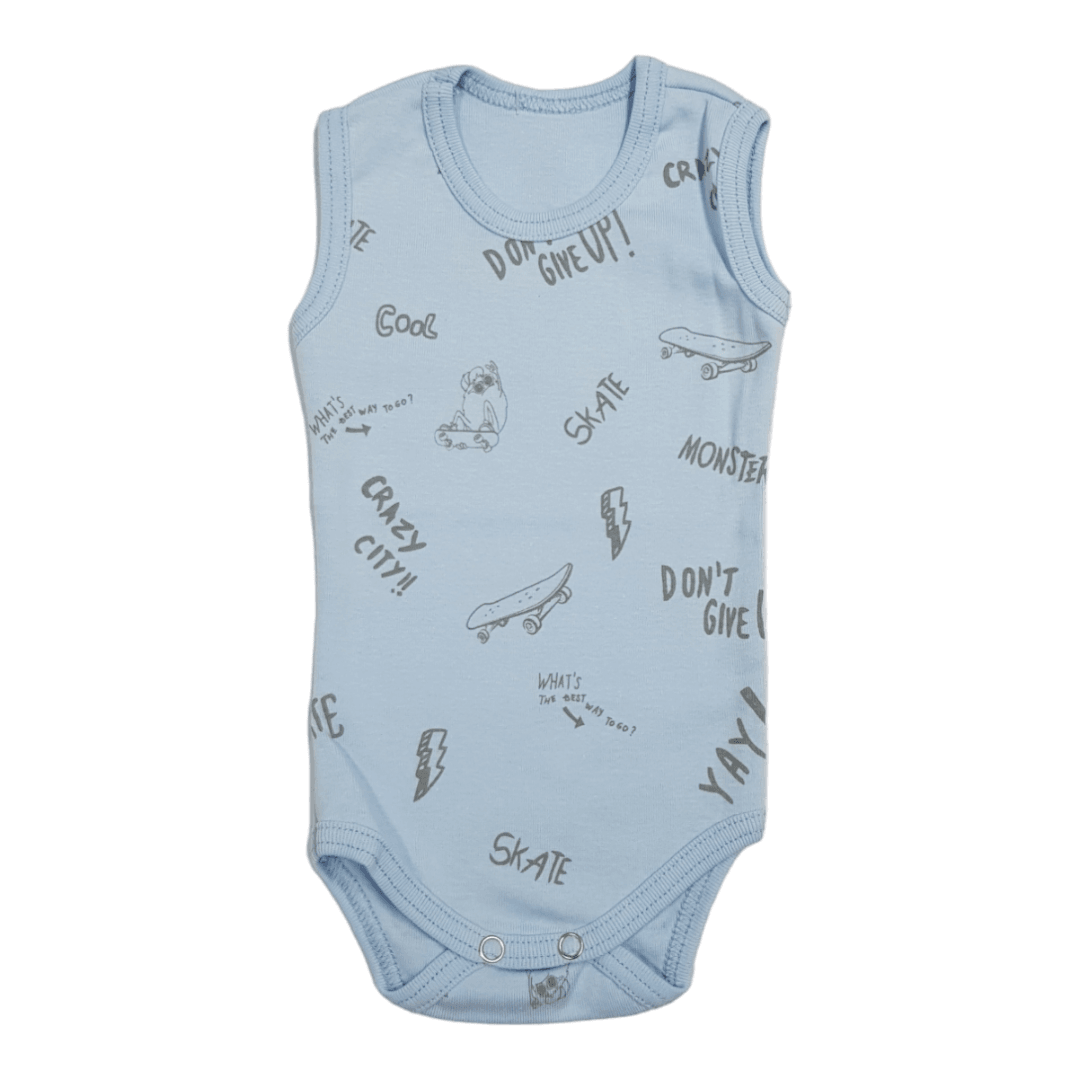 SAN-TEX Bodi za bebe Skejt, Plavi