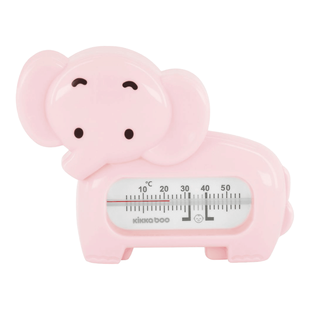 KIKKA BOO Termometar za kupanje beba Slon, Roze