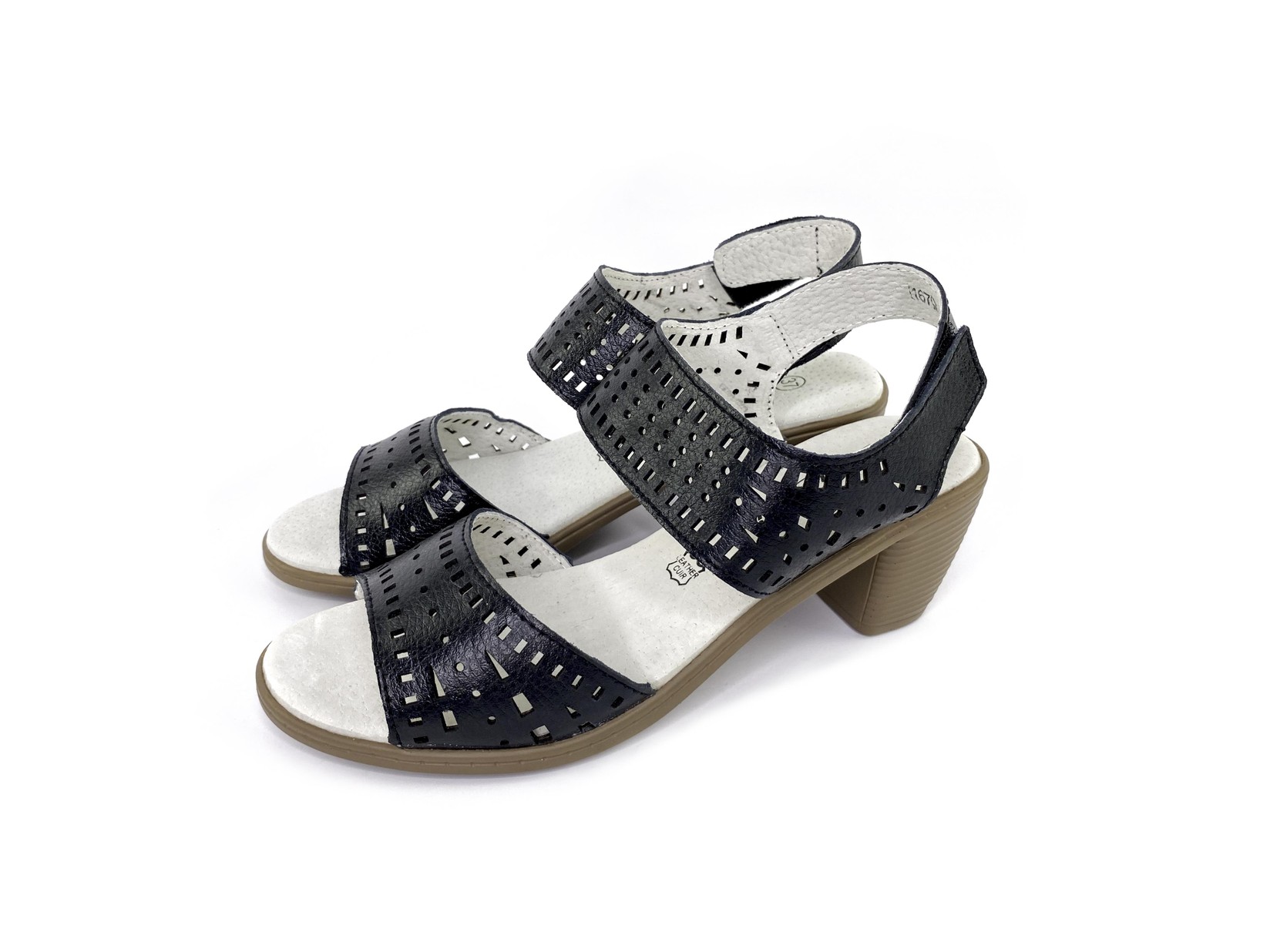 MISMI Ženske sandale crne