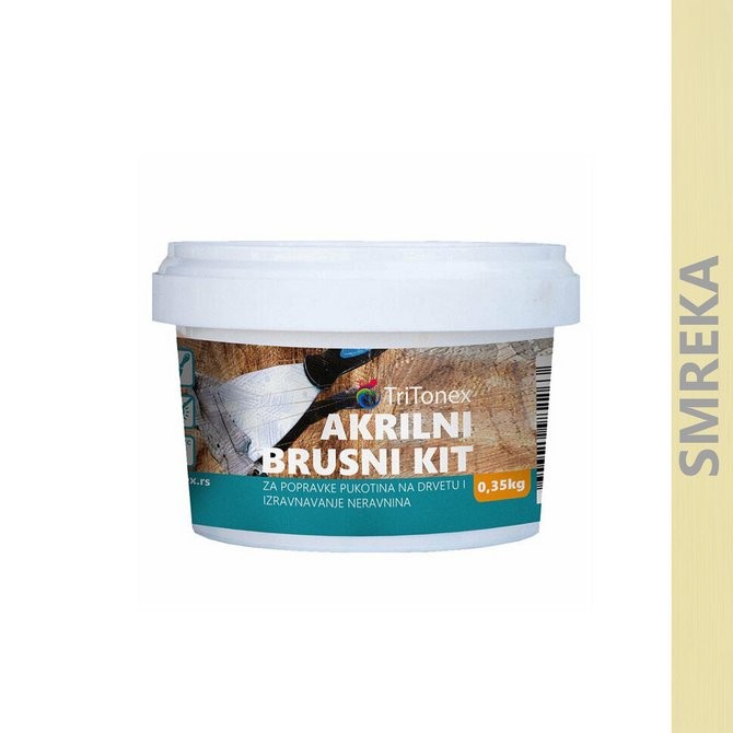 TRITONEX Akrilni brusni kit, 0.35kg, Smreka