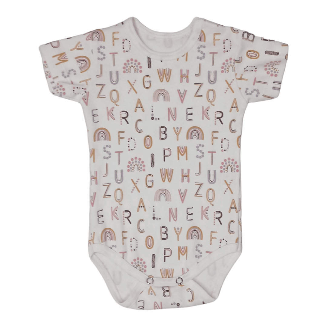 SAN-TEX Bodi za bebe Slova, Krem