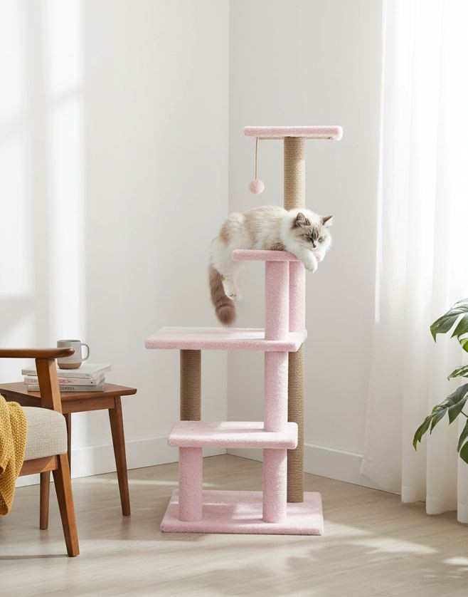 Paws & Whiskers Grebalica za mačke Alessi, Roze