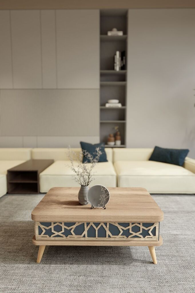 Hanah Home Sto za dnevnu sobu Ottowa 90x38x60 cm, Antracit