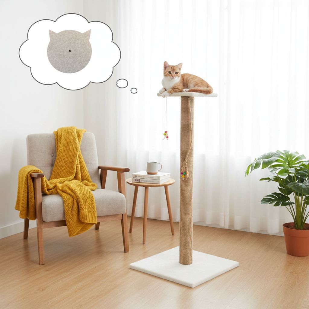 Paws & Whiskers Grebalica za mačke Axel, Bela