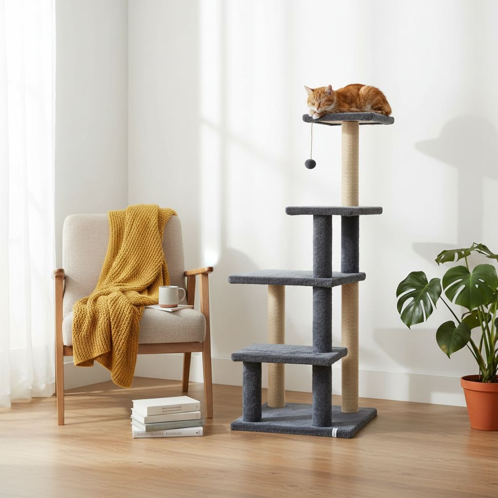 Paws & Whiskers Grebalica za mačke Alessi, Antracit