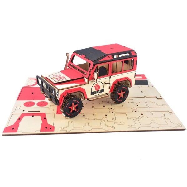 3D drvena slagalica S.U.V. Grom, 149 delova