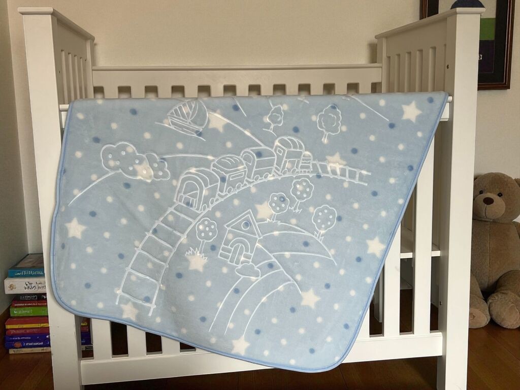 Viktorija Bebi ćebe Emboss - 100x120cm  Happy days