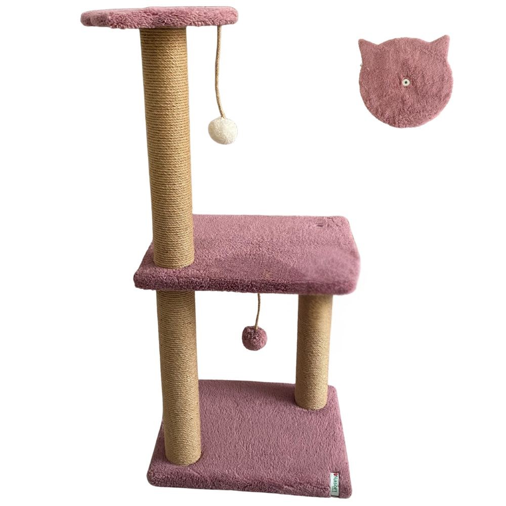 Paws & Whiskers Grebalica za mačke Tina 2, Prljavo roze