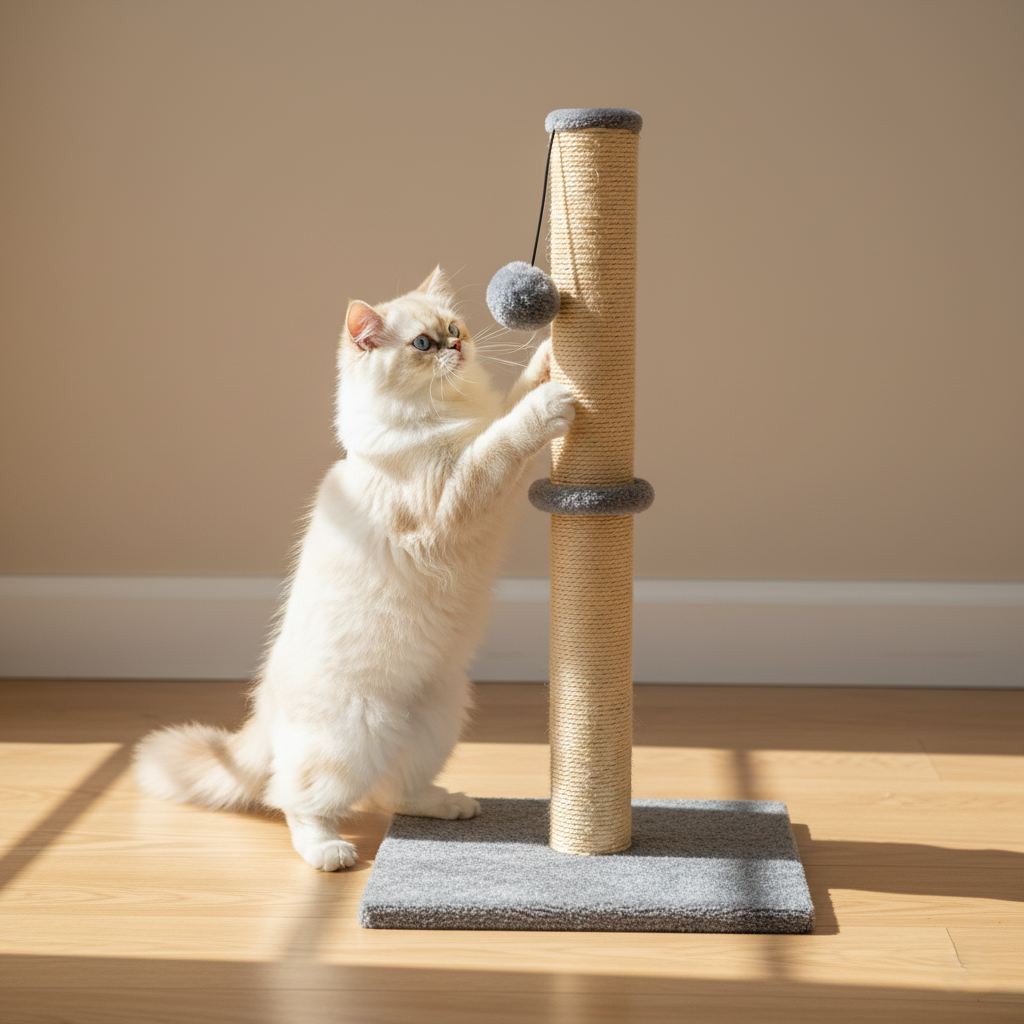 Paws & Whiskers Grebalica za mačke Cyra, Bež