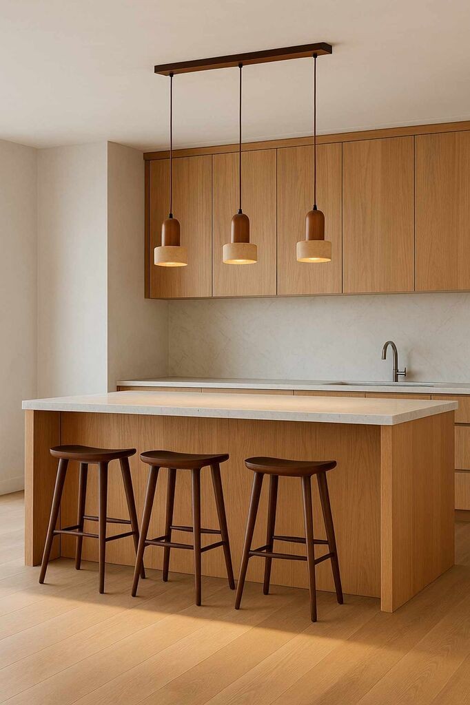 Opviq Luster Loer R, 3 x E27 Max, 40W, Braon