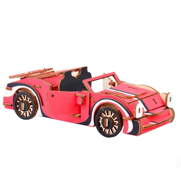 Čarolijashop 3D drvena slagalica Crvena munja