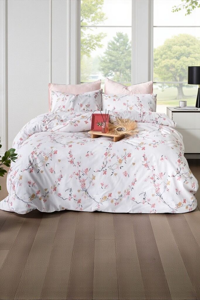 Viktorija Komplet set posteljina Cotton 160x220cm Sakura Pudre