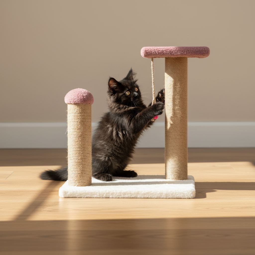 Paws & Whiskers Grebalica za mačke Else, Prljavo roze