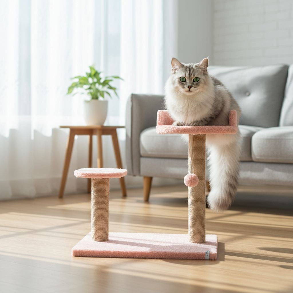 Paws & Whiskers Grebalica za mačke Tiana, Roze