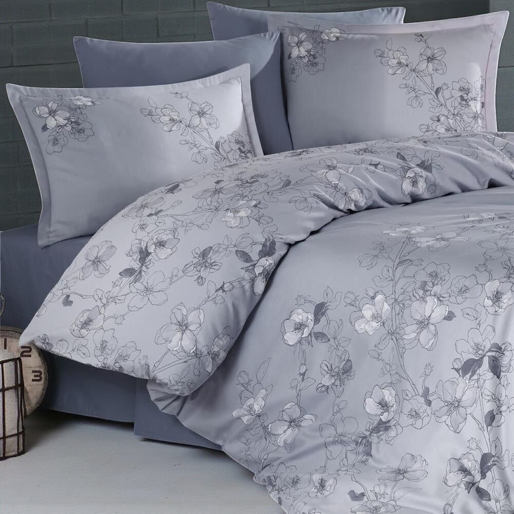 Viktorija Saten posteljina za bračni krevet Clasy Deluxe 200x220 Sindarin