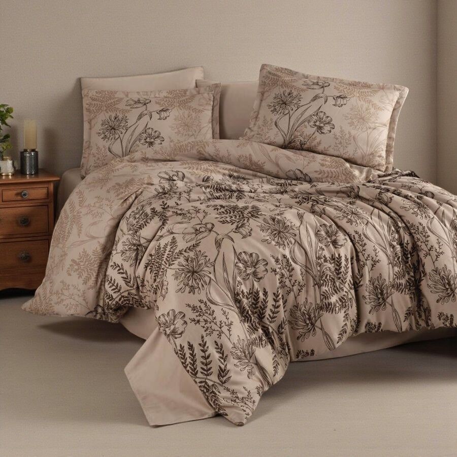 Viktorija Saten posteljina za bračni krevet Clasy Deluxe 200x220 Le Pala