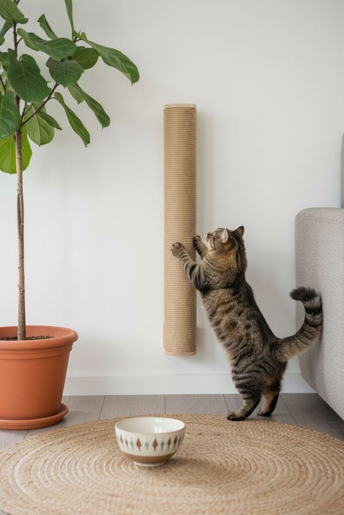 Paws & Whiskers Grebalica za mačke Malta 80, Bež