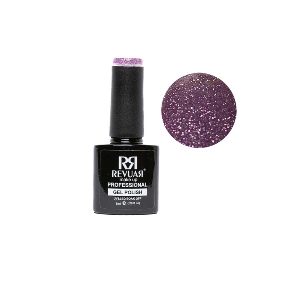 Revuar UV LED Glitter gel lak 939, Roze