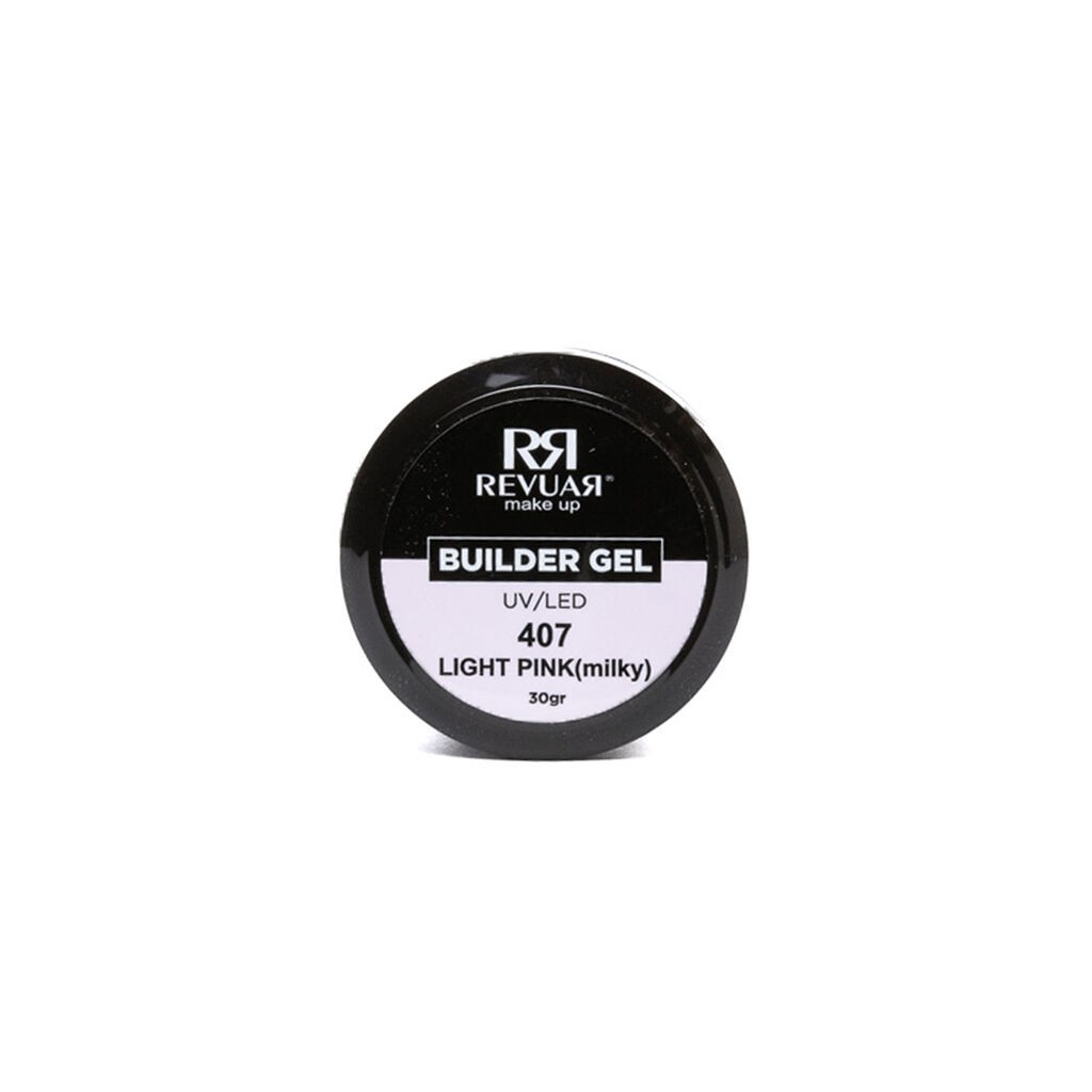 Revuar UV LED Builder gel 407, 30g, Light pink, Milky