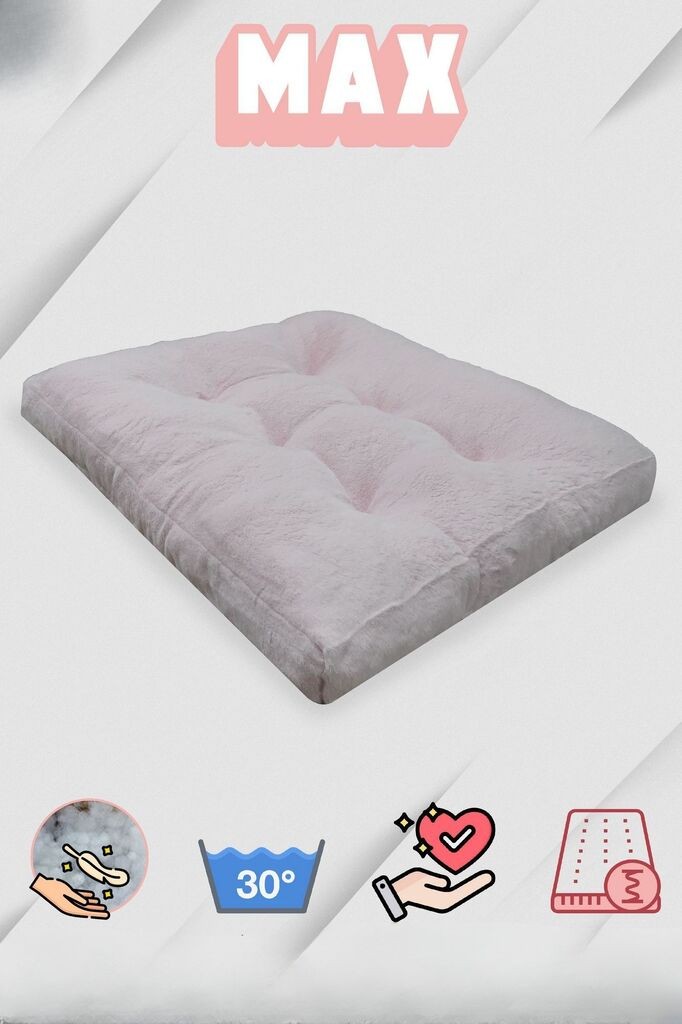 Paws & Whiskers Krevet za ljubimce Max Dog, 100x80x10 cm, Roze