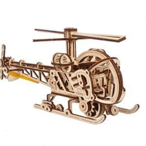 Ugears 3D Slagalica Super mix 2, Helikopter i Organajzer, 218 delova