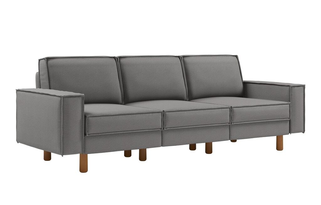 Atelier del Sofa Trosed Sparrow Extra 3, 238x89x87 cm, Tamnosivi