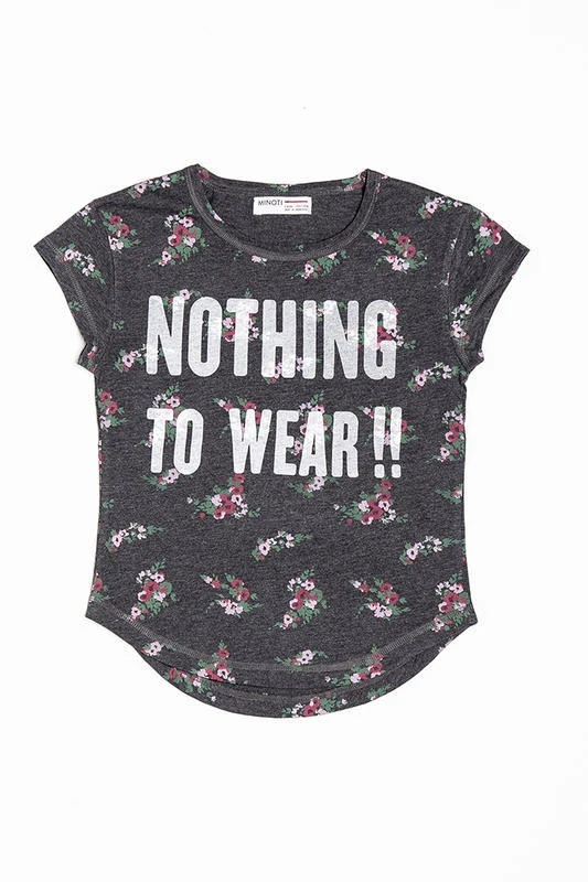 Majica za devojčice ARSTY2, Tamnosiva