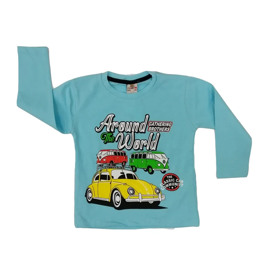 VRABAC Majica za bebe Žuta buba, Tirkizna