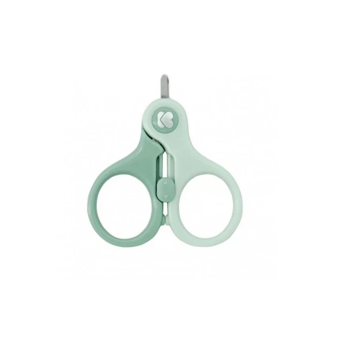 KIKKA BOO Makazice za nokte za bebe Scissy, Svetlozelene