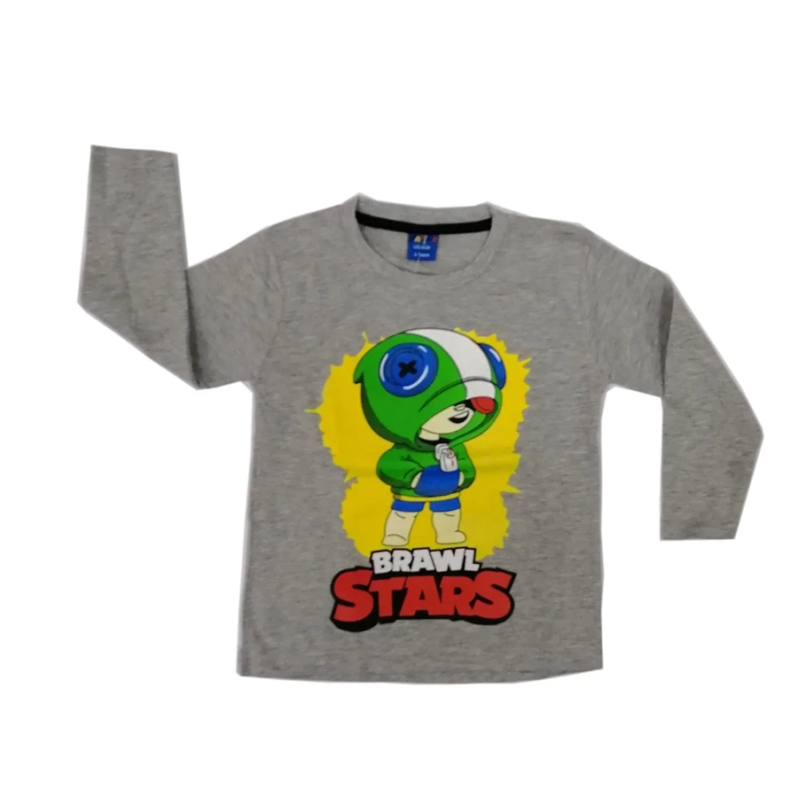 VRABAC Majica za bebe Stars, Siva