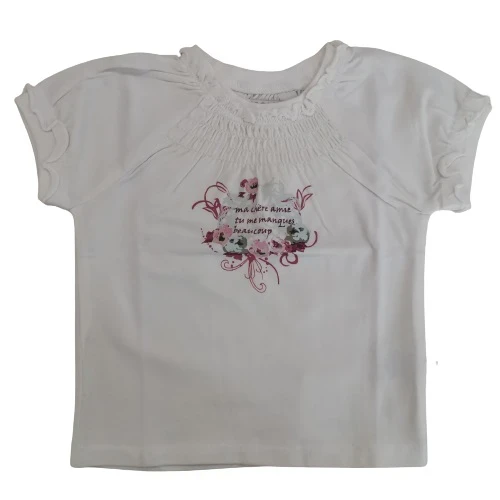 KANZ Majica za bebe KNZ1112077, Bela