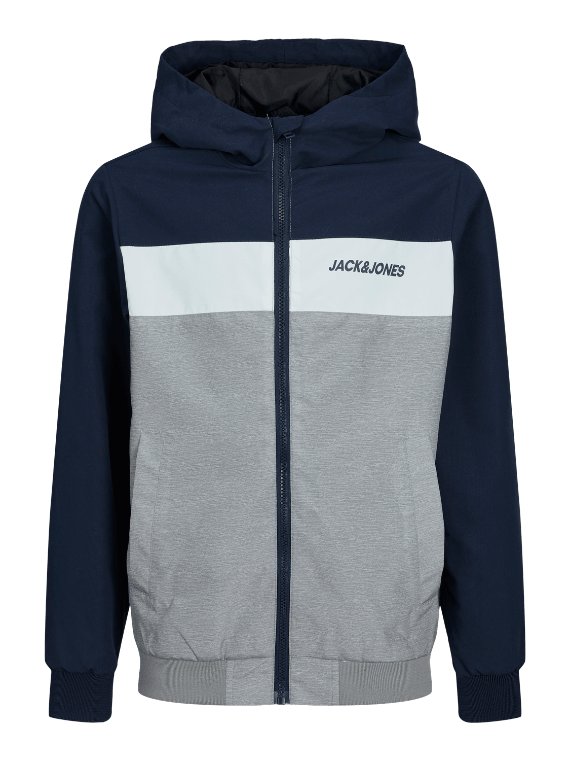 JACK & JONES JUNIOR Jakna za dečake 12200453, Teget-siva
