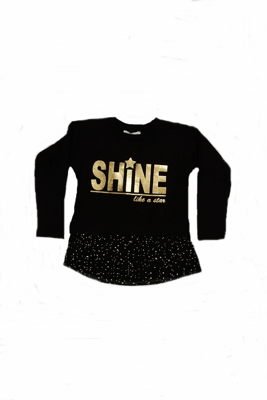 Majica za devojčice BB18KK3075, Crna