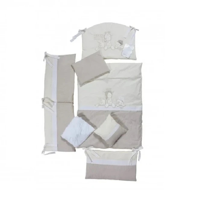 TRI DRUGARA Set posteljine za krevetac 1447, Bež