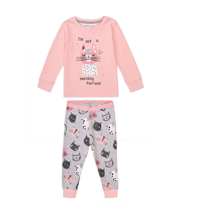 MINOTI Pidžama za devojčice TGPYJ16, Roze