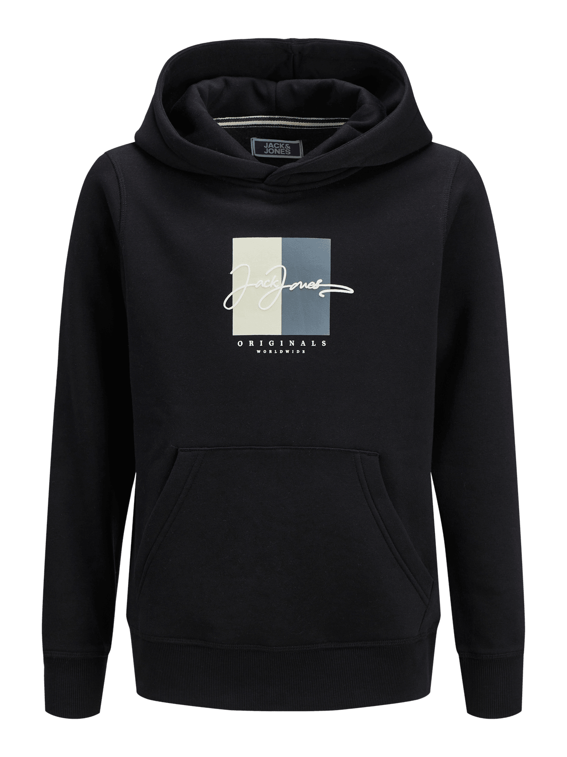 JACK & JONES JUNIOR Duks za dečake 12274601, Crni