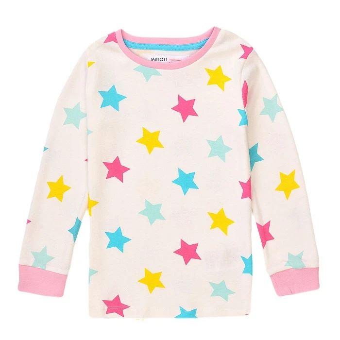 MINOTI Pidžama za devojčice TGPYJ18, Bela