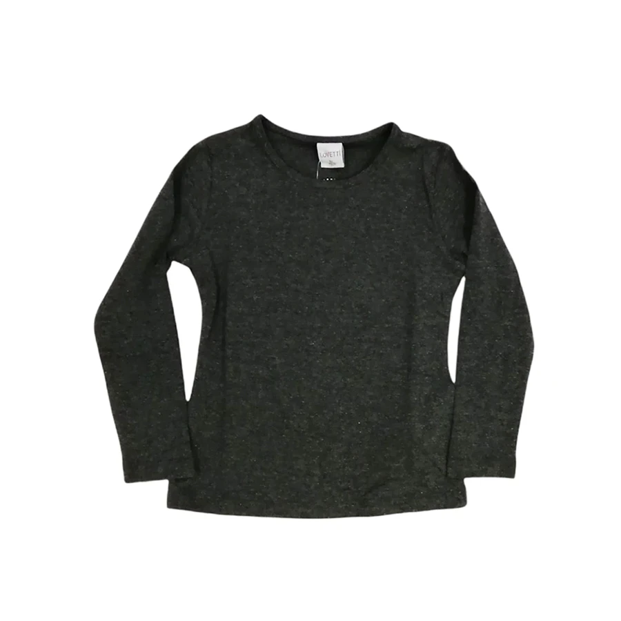 Majica dugih rukava za devojčice 100456, Maslinasta