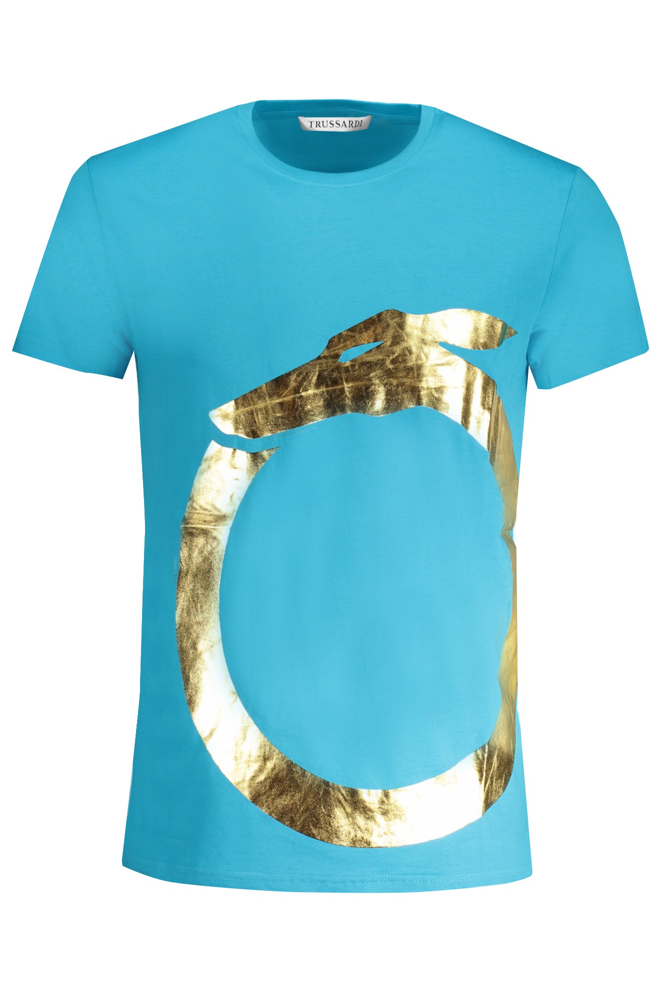 TRUSSARDI Muška majica TRU2MTS01_AZ12TEAL, Svetloplava