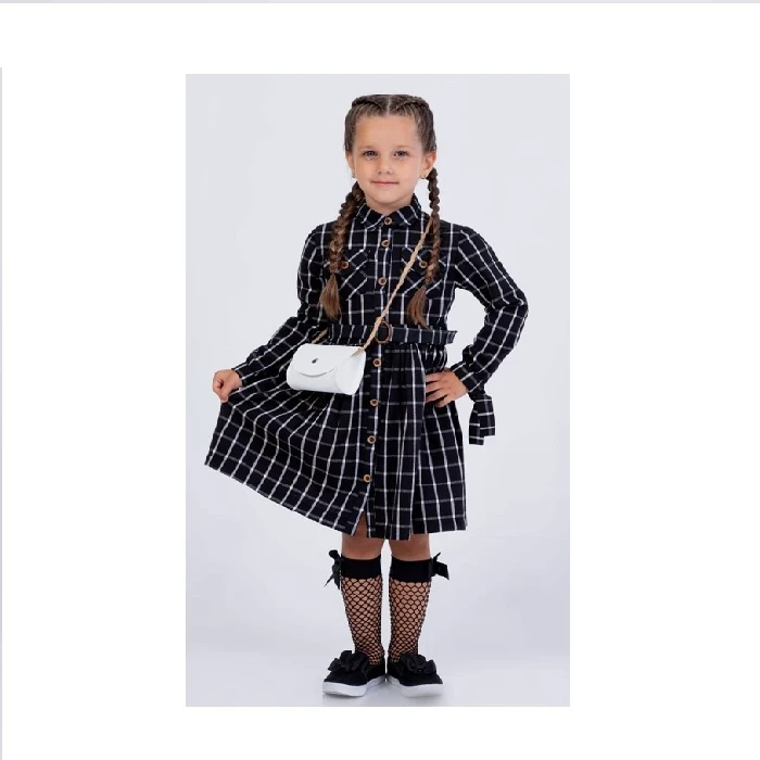 Haljina za devojčice 3538345, Crno- bela