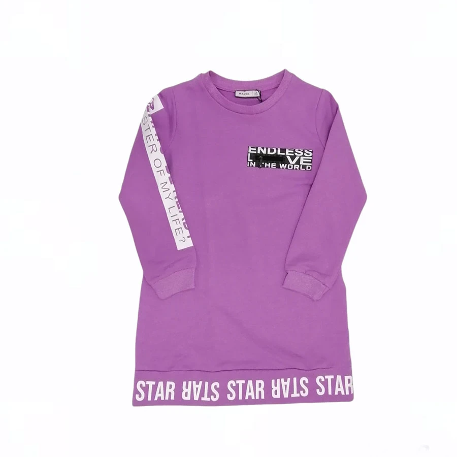 Haljina za devojčice 40583, Ljubičasta