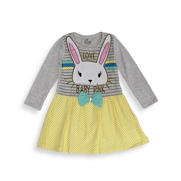 Haljina za devojčice 5708, Žuta