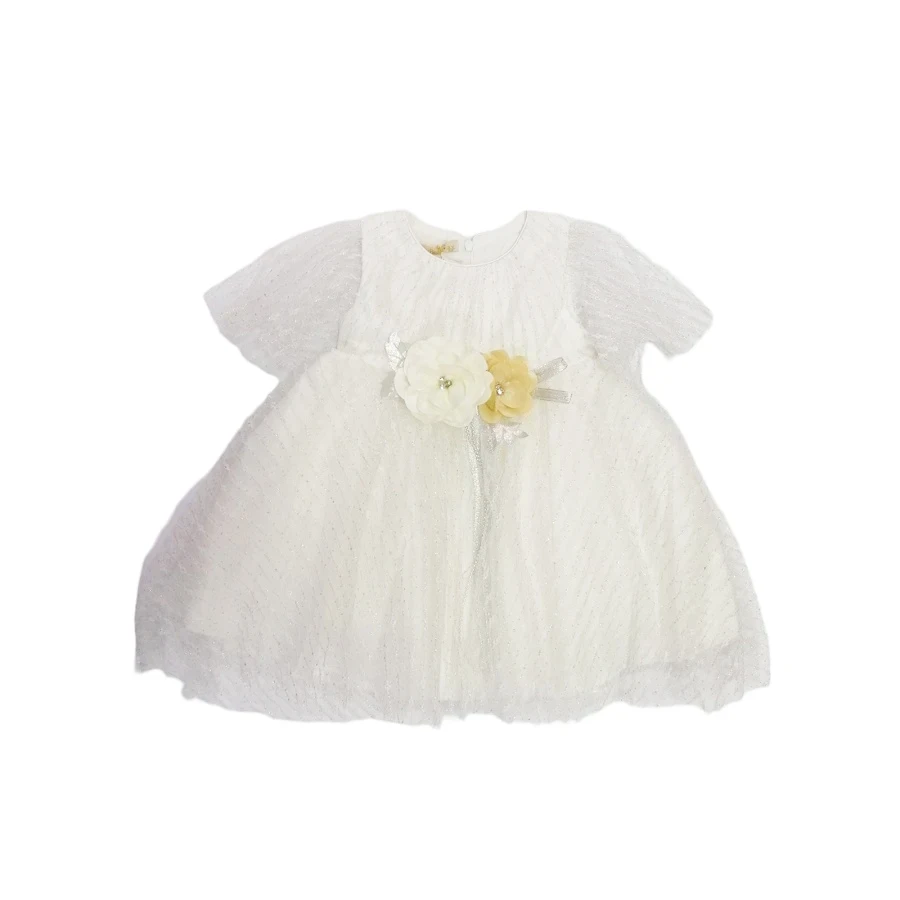 Haljina za devojčice 10221, Bela