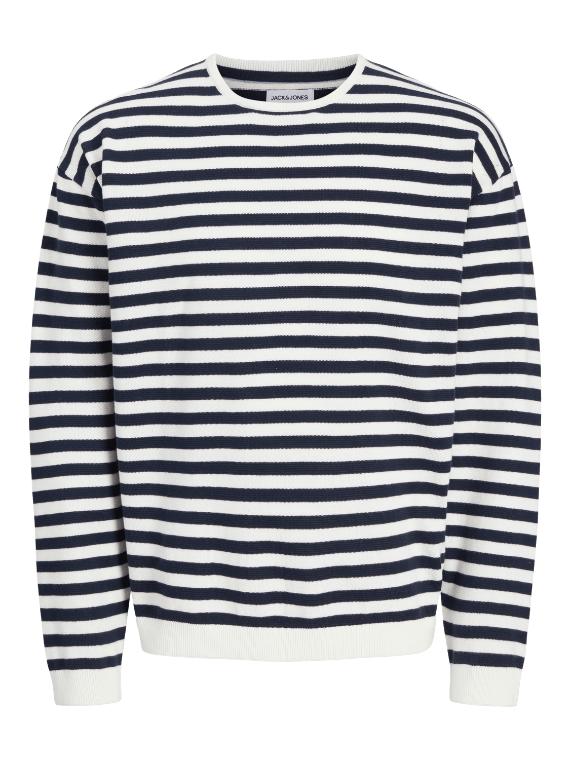 JACK & JONES Muški džemper 12269031, Belo-teget