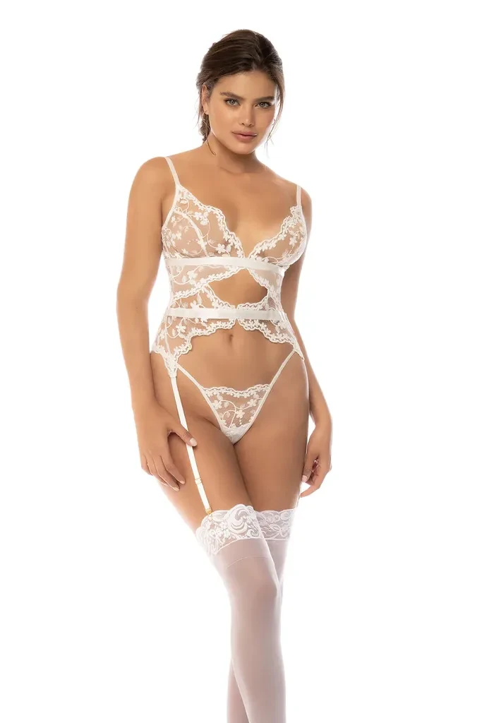 Mapale Ženski sexy korstet, Beli