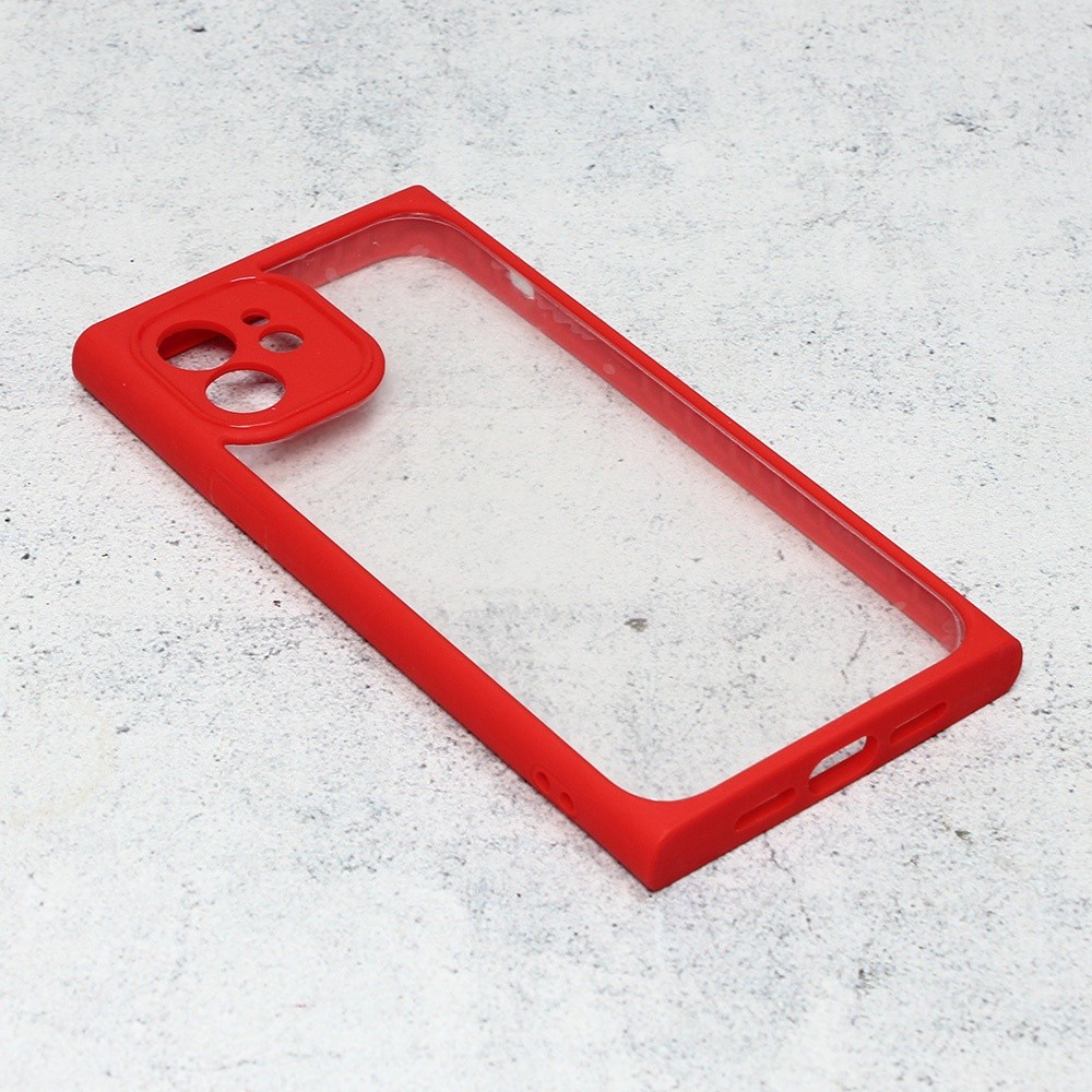 Maska za telefon Candy Frame za iPhone 12 6.1, Crvena