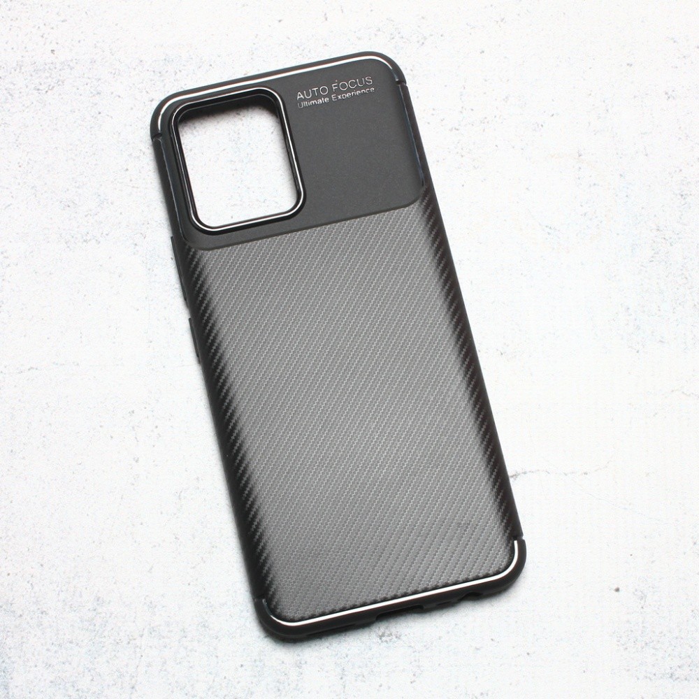 TERACELL Maska za telefon Defender Carbon za Realme 8 4G/8 Pro, Crna